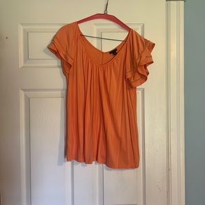 Flutter sleeve top
